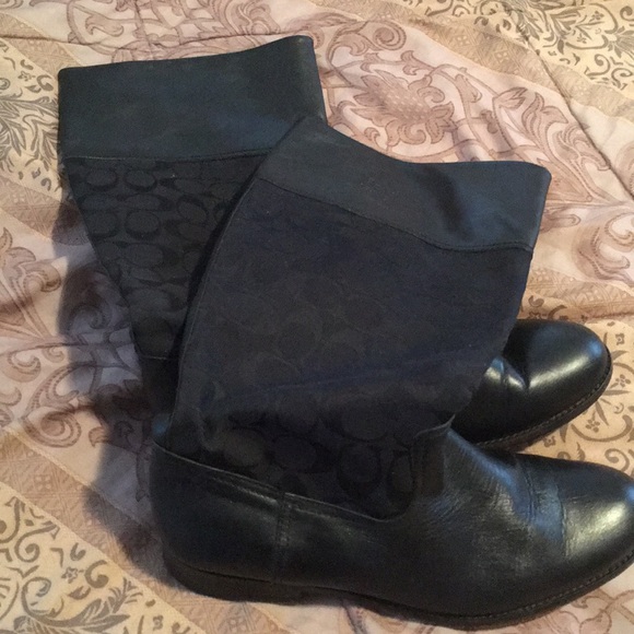 COACH MONOGRAM RIDING BOOT - Picture 2 of 4